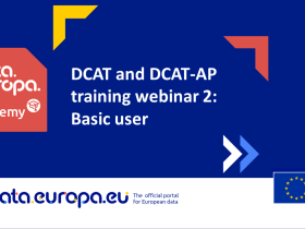 DCAT and DCAT-AP training webinar 2: Basic user